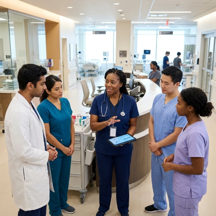 AI Generated Nursing Leadership Experience in Action